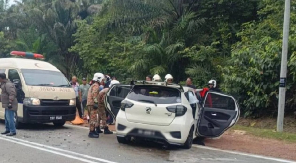 Family trip turns fatal as car collides with 4WD in Rompin, leaving three dead, including toddler