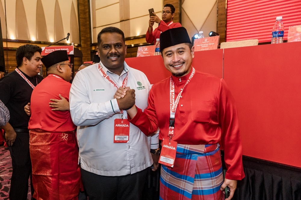 Seen at political rival Bersatu Youth AGM, MIC leader says ‘They invited us, so I am here’