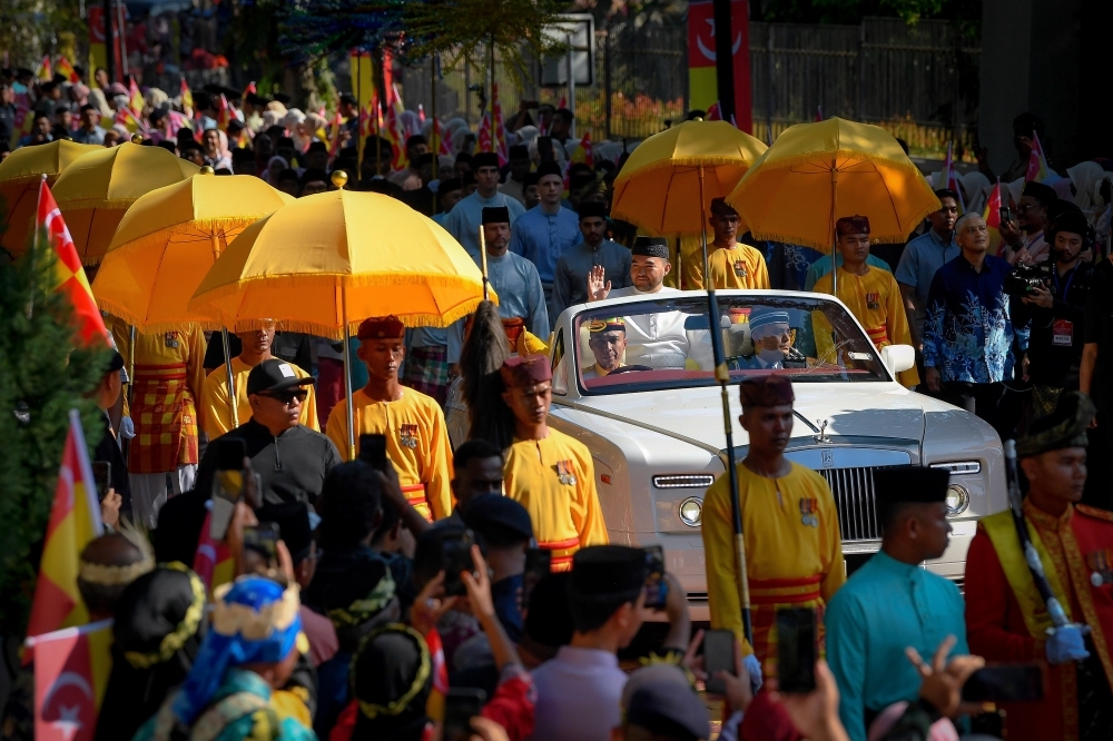 Raja Muda Selangor Tengku Amir Shah honoured in grand royal wedding procession