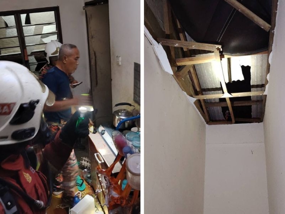 Cooking gas blast leaves lone occupant in Taman Pagoh Jaya house with 60pc burns, now in ICU