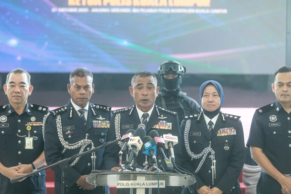 Police nab 29-year-old Malaysian in drug raids around KL homes, seize nearly RM1m in drugs, assets