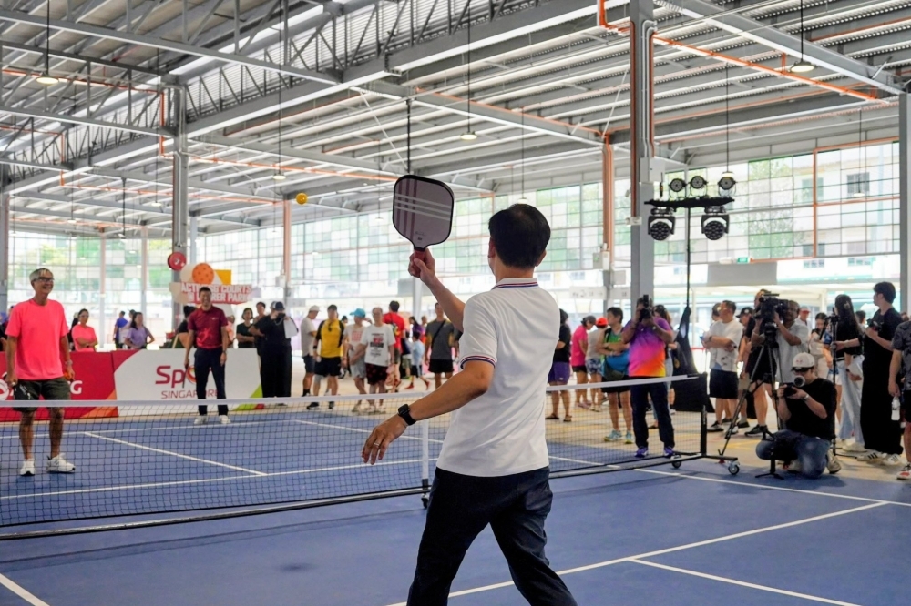 Eight new sheltered pickleball courts open at Singapore’s Little India bus terminal