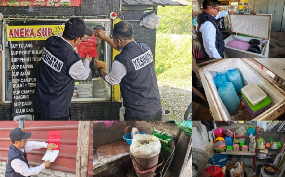 Dirty kitchens cost five Machang eateries dearly as health officers order closures and slap fines