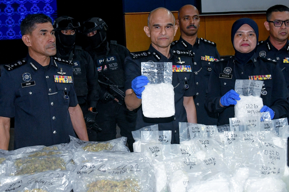 Police smash KLIA drug trafficking rings, seize 82kg worth RM5.45m