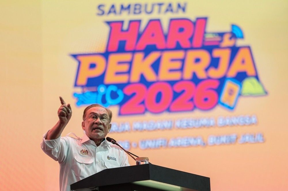 Anwar pushes for fairer wages, telling corporate Malaysia to match profits with compassion for workers