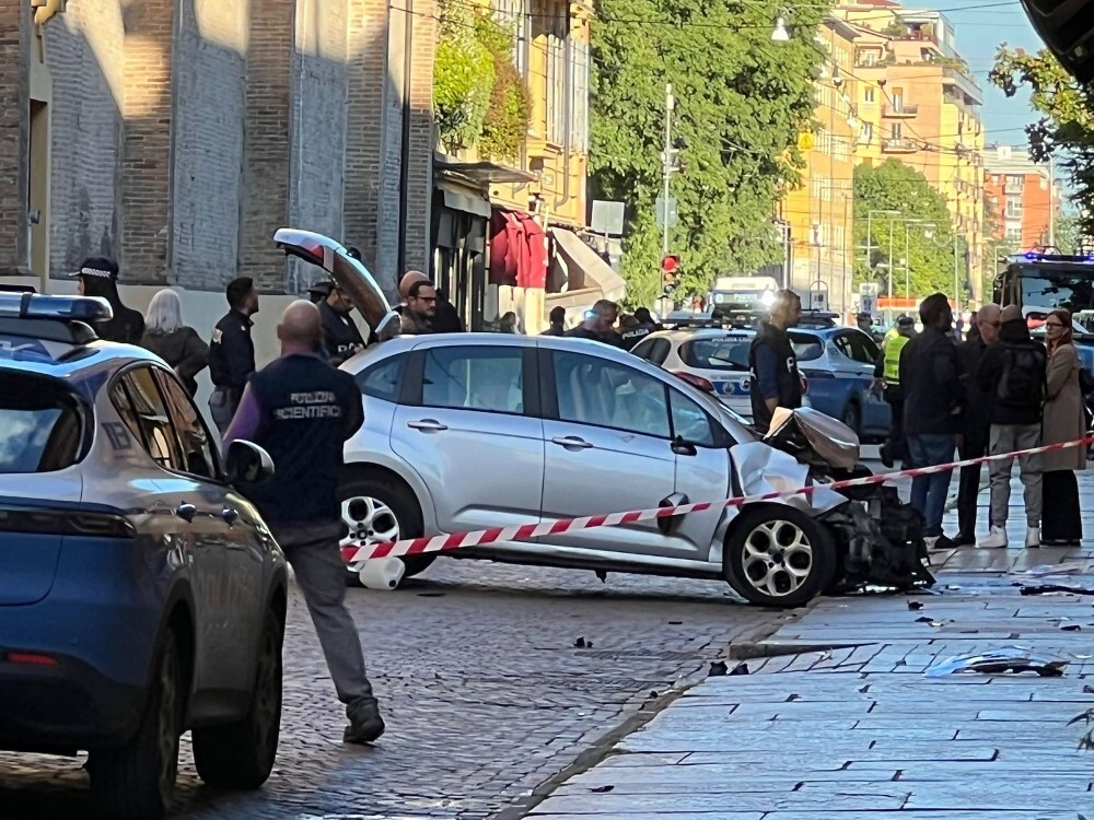 Car ploughs into crowd in Italy’s Modena, eight hurt as bystanders tackle knifed suspect