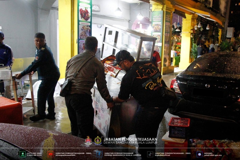 Chow Kit crackdown: DBKL issues 22 compounds, seizes goods in joint raid