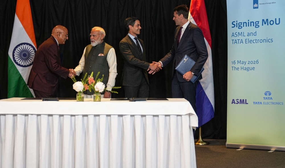 Dutch chip giant ASML signs deal with Tata to power India semiconductor plant