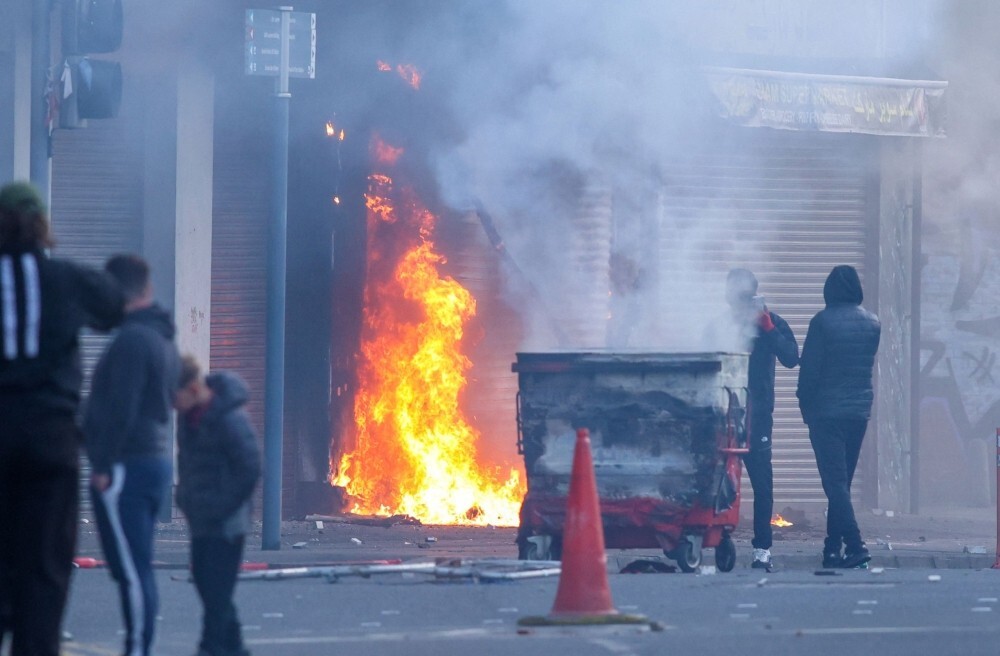 Belfast erupts in anti-immigration riots after refugee charged over stabbing attack
