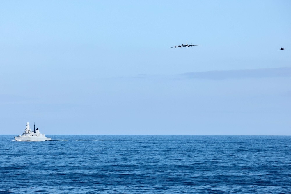 UK fighters intercept Russian plane after ‘unsafe’ activity near aircraft carrier in Norwegian Sea