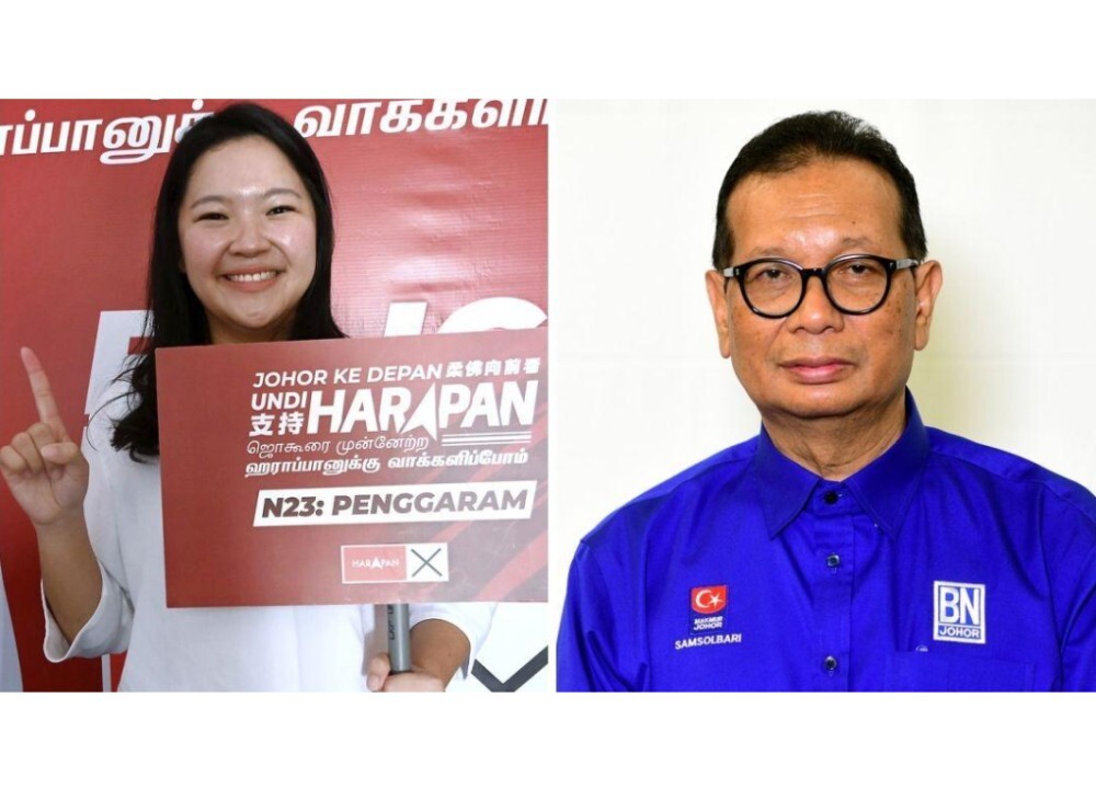 Youth vs veteran in Johor polls: Felicia Poh, 28, wins Penggaram; Samsolbari, 65, holds Semarang