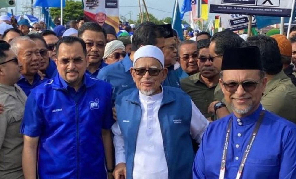Hadi says Perikatan and BN will campaign for each other in Negeri Sembilan polls