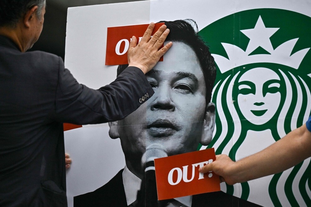 South Korea police raid Starbucks headquarters over ‘Tank Day’ controversy