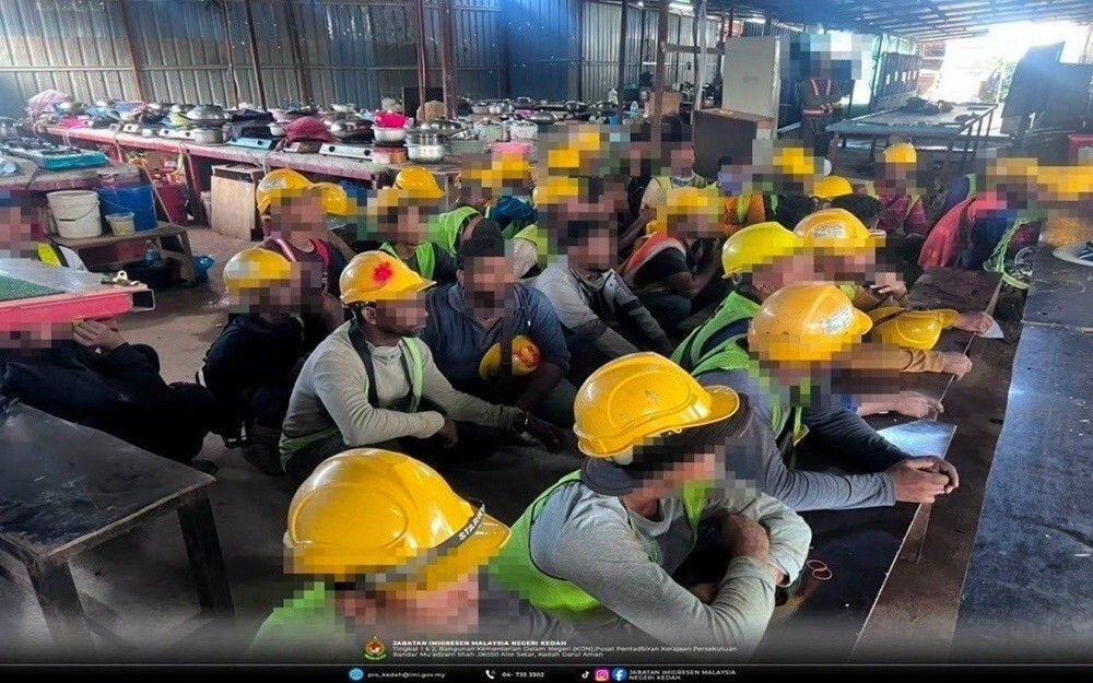 Ops Sapu: 81 undocumented migrants held at Kedah construction site