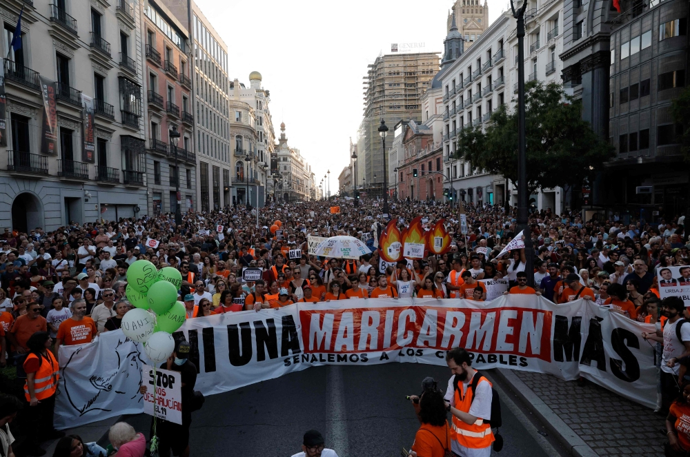 Thousands march in Madrid after 87-year-old woman evicted from lifelong home