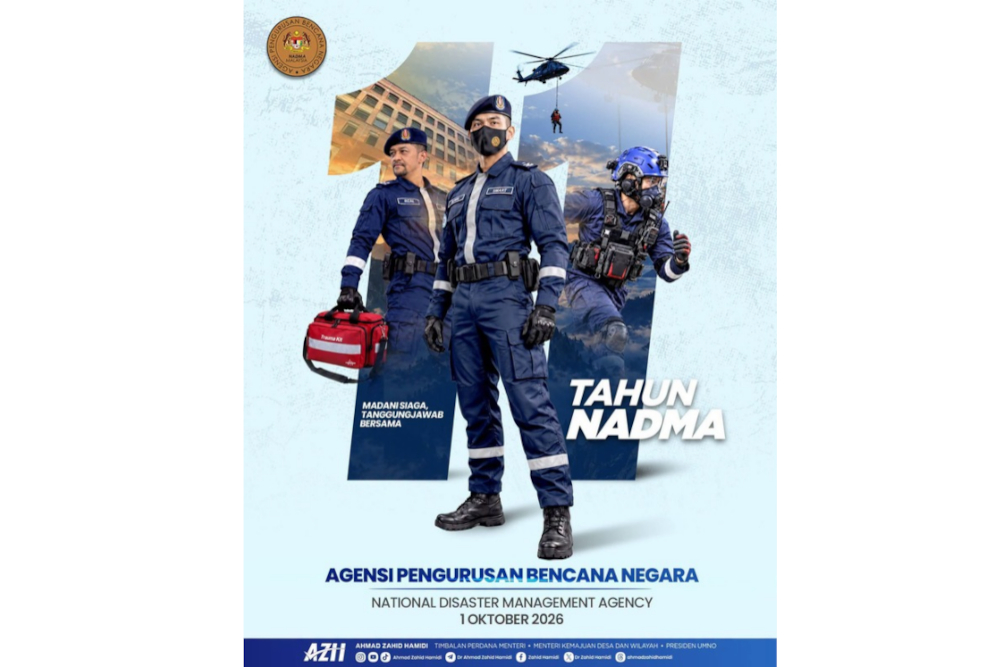 On 11th anniversary, DPM Zahid says Nadma’s preparedness key to helping Malaysians when disaster strikes